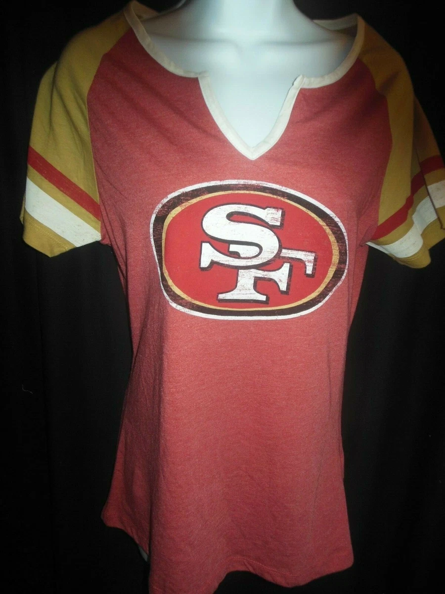 San Francisco 49ers Women's NFL Team Apparel Shirt Small, Medium or XL