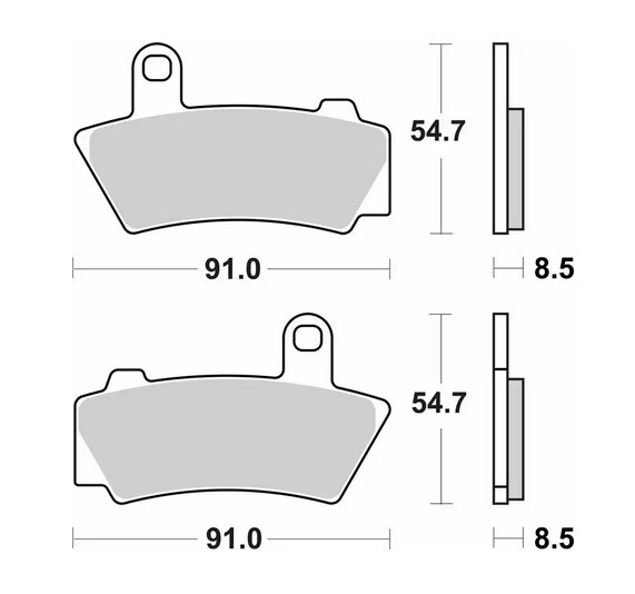 Freinage sinter KH748 Street Excel or : endurance totale pour BMW R18