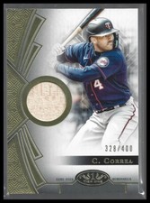 Carlos Correa 2023 Topps Tier One - Tier One Relics #T1R-CCO Twins /400