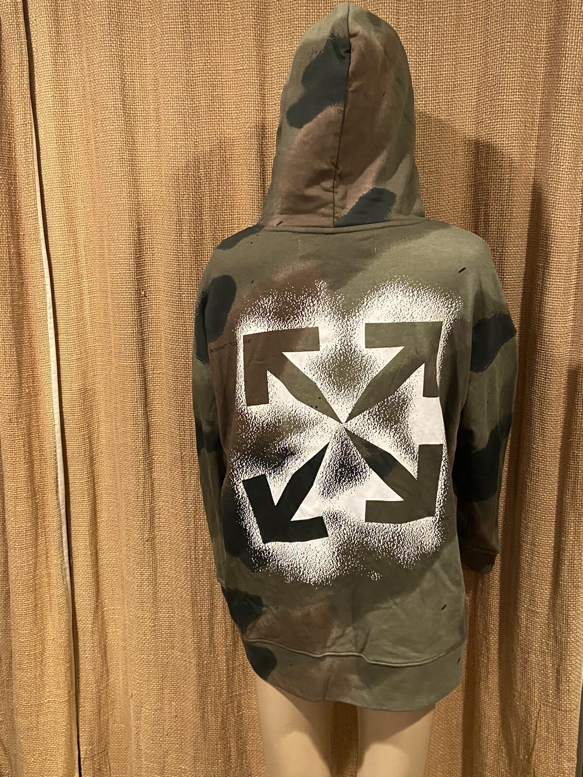 OFF WHITE HOODIE. Camo. 2013. size Large . | eBay