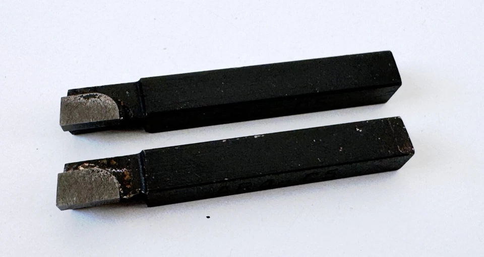 (2) VALENITE AR4 C5 Carbide Tipped 1/4" X 1/4" X 2" HSS Lathe Tool Bit Cutting - Image 2 of 4