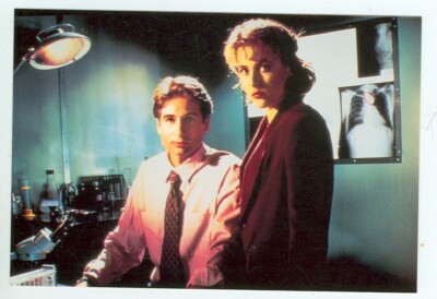X FILES-FOX MULDER-DANA SCULLY-LAB-#105-393-4