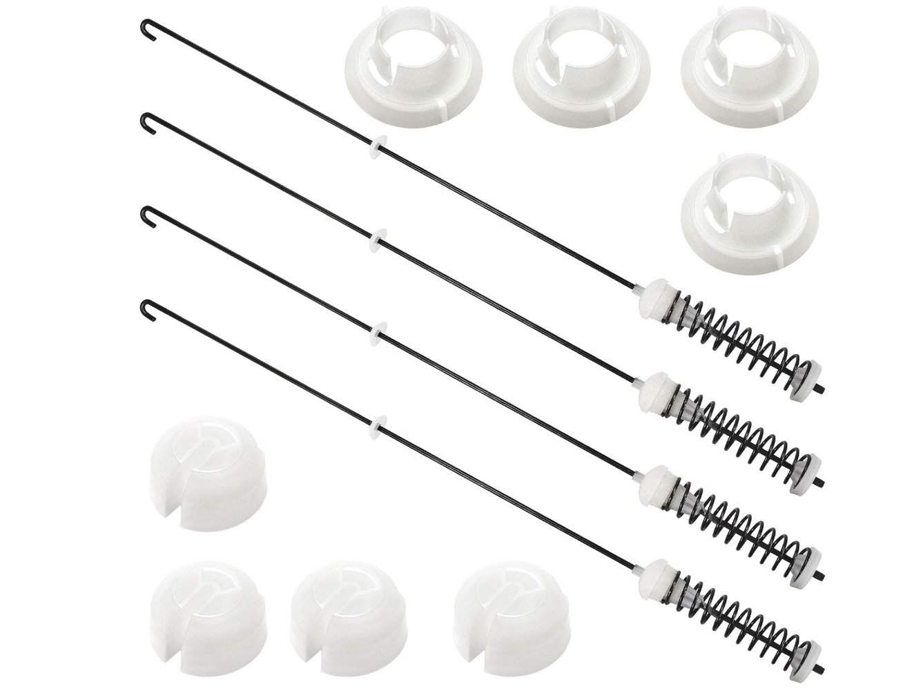 4Pcs Washer Suspension Rod Kit For Amana NTW4605EW0 NTW4516FW1