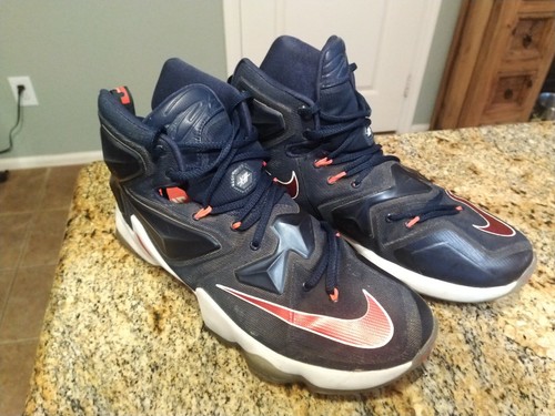 lebron james shoes navy blue
