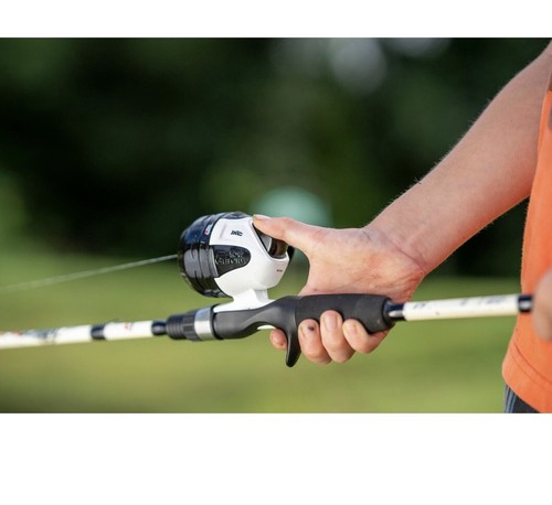 Abu Garcia 5’6" Ike Dude Youth Fishing Rod & Reel Combo, 2-Piece Rod,Size 6 Reel - Picture 6 of 6