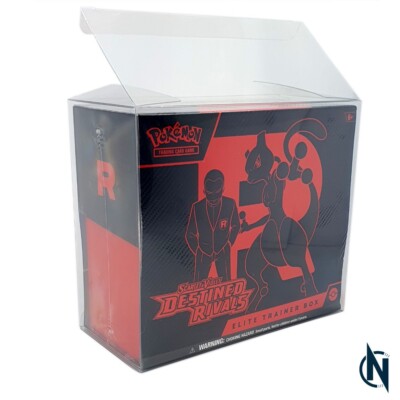 PET Schutzhülle für Ewige Rivalen ETB   Destined Rivals   Pokemon Trainer Box  