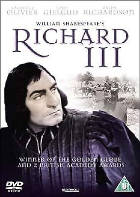 Richard III  [Region Free] [DVD] [1955], , Used; Acceptable DVD - Afbeelding 1 van 1