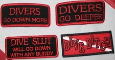 scuba patch diving equipment adult novelty fun gift snorkeling jacket fun diver