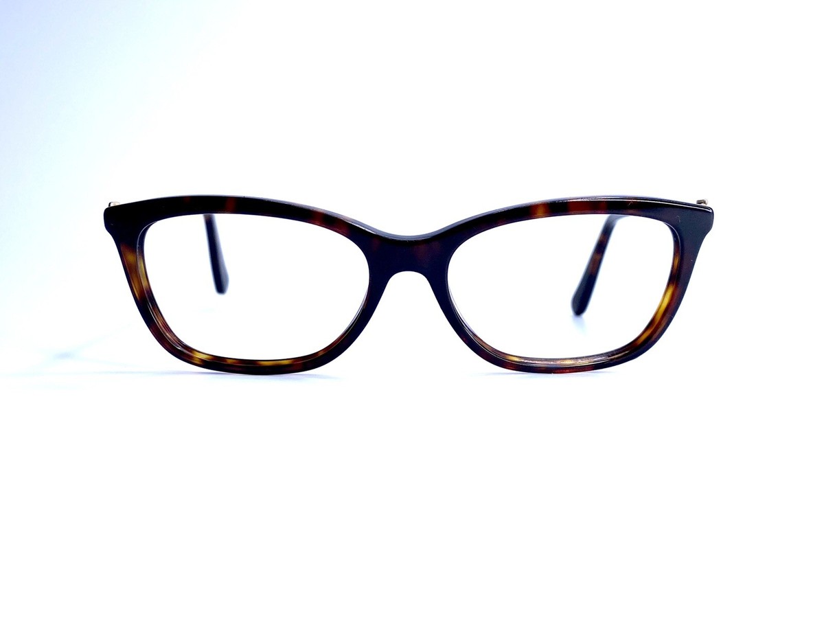 Coach Brown Amber Gold Tortoise Wayfarer Glasses Temples HC 