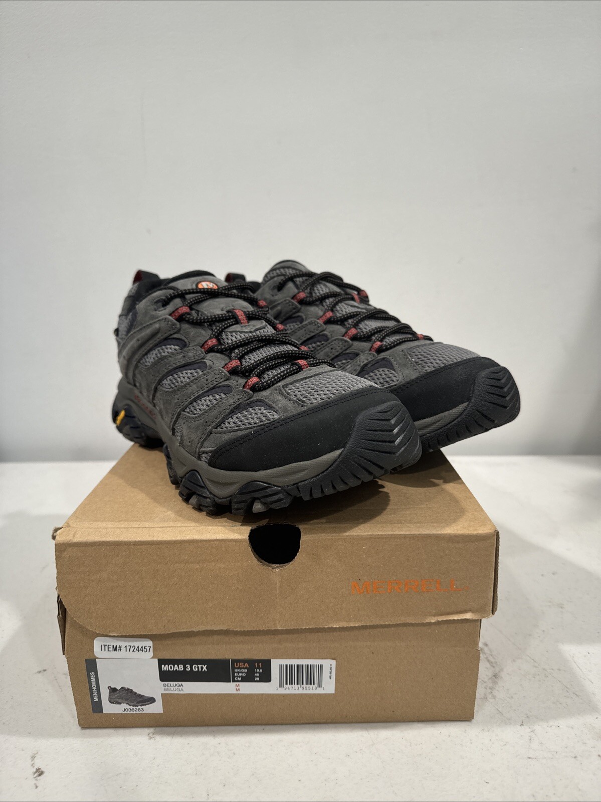 Scarpa da trekking Merrell da uomo Beluga taglia 11