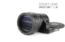 Soviet lens ANAMORPHIC 35 NAP 2-3M  80 :140 56/2 LOMO USSR MOVIE PROJECTOR