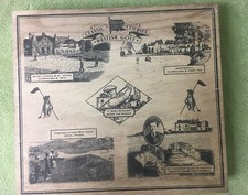 CLASSIC COURSES BRITISH GOLF - Wood Box - 12" X 11" X 2"   