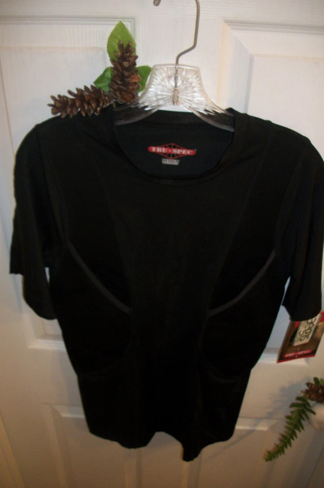 TRU-SPEC Sz M NWT 24-7 Series Black Concealed Holster Shirt Right or Left Hand - Image 2 of 4
