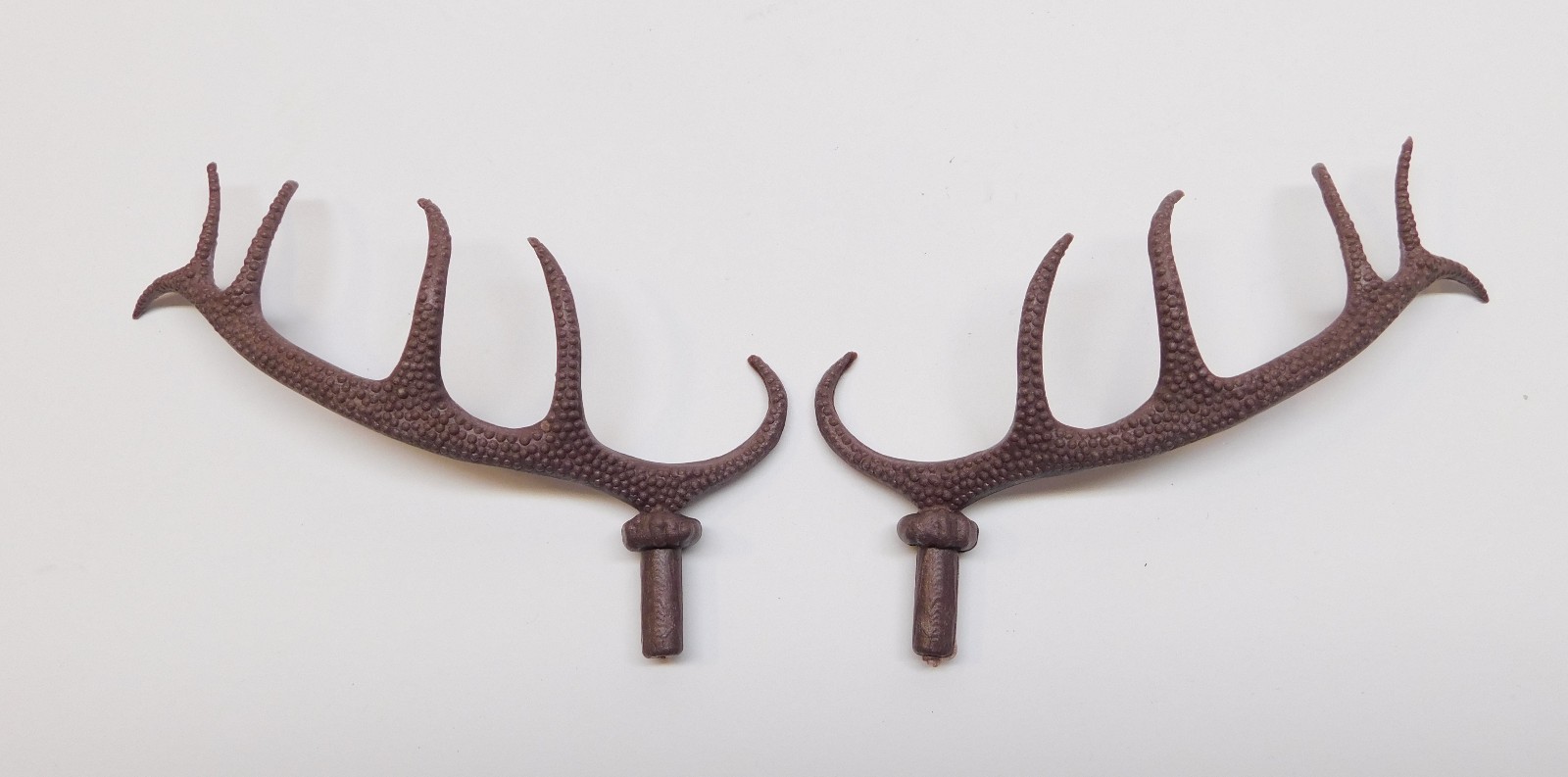 Cuckoo Clock Deer Antlers Hunter Case 5" Length Stag Set of 2 MADE IN GERMANY