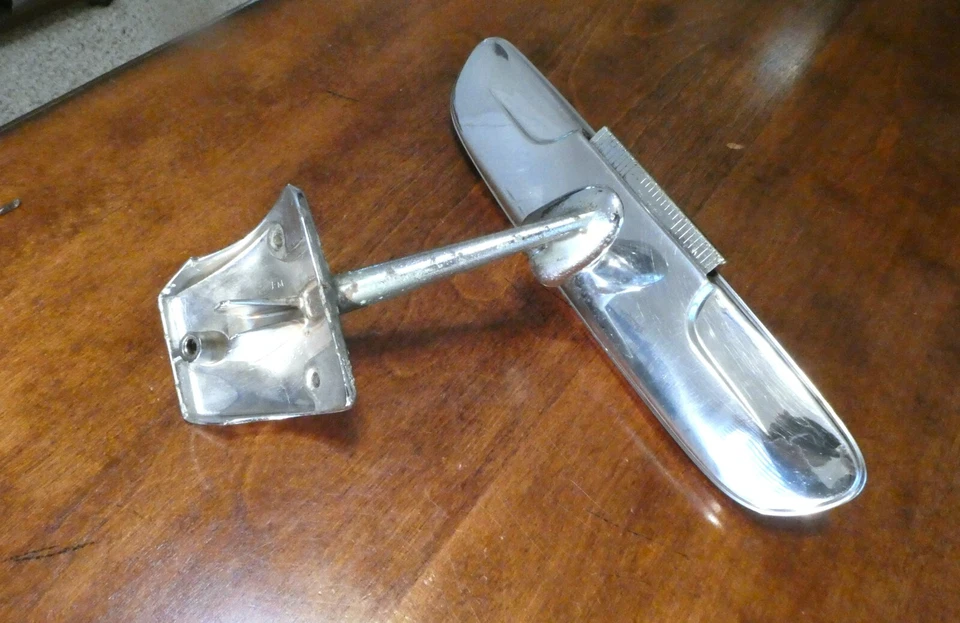 1955 年 克莱斯勒 IMPERIAL 全新 YOKER NEWPORT 后视镜 — 第 3/4 张图片