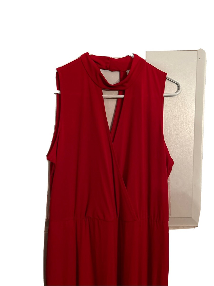 Women's Beige by Eci~ Tank Cami Rec Striped Romper/Jumpsuit Size