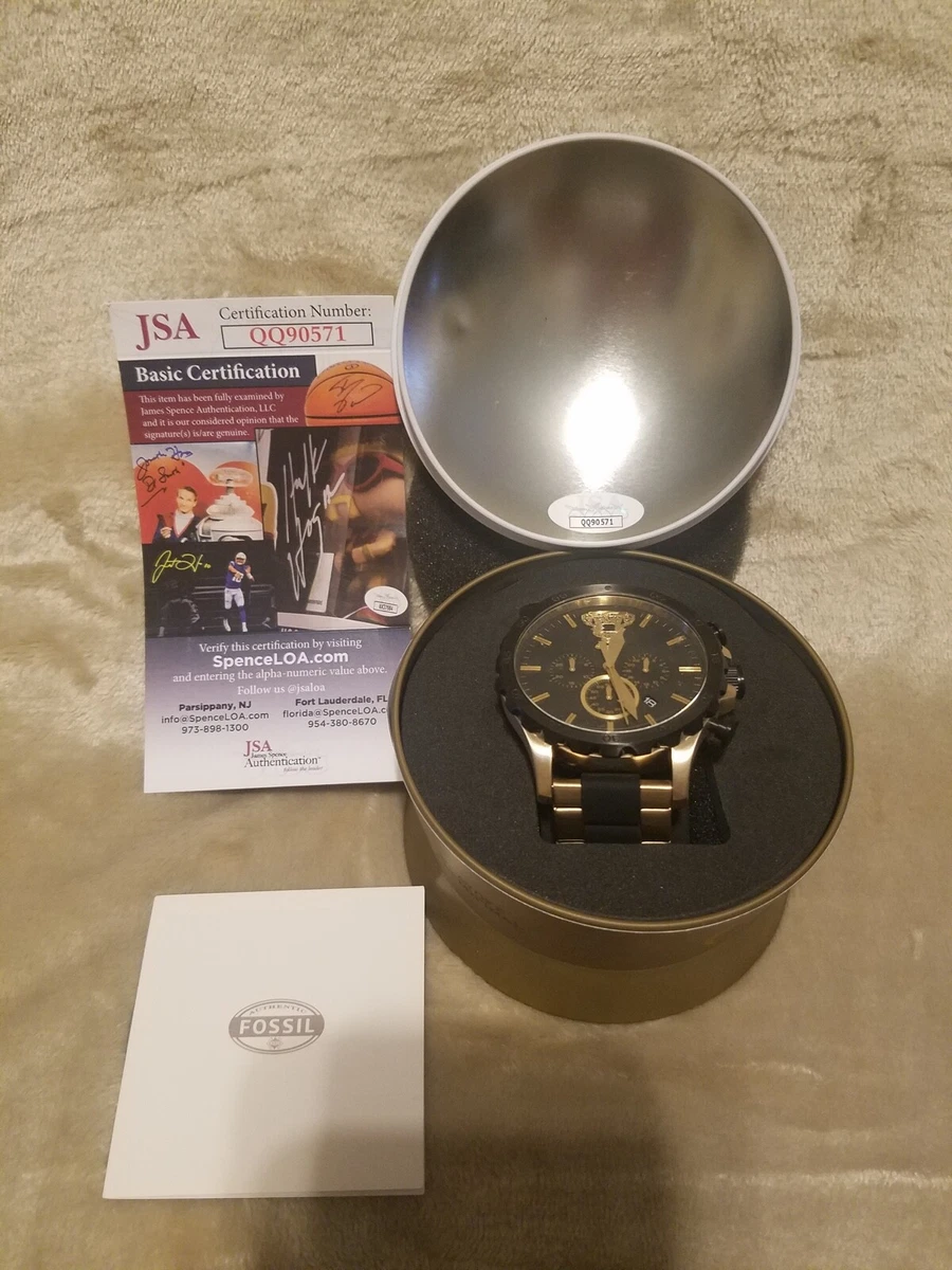 NAJEE HARRIS AUTOGRAPH SIGNED ALABAMA 2018 SUGAR BOWL FOSSIL WATCH