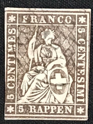 Switzerland SC #36 Used 1858