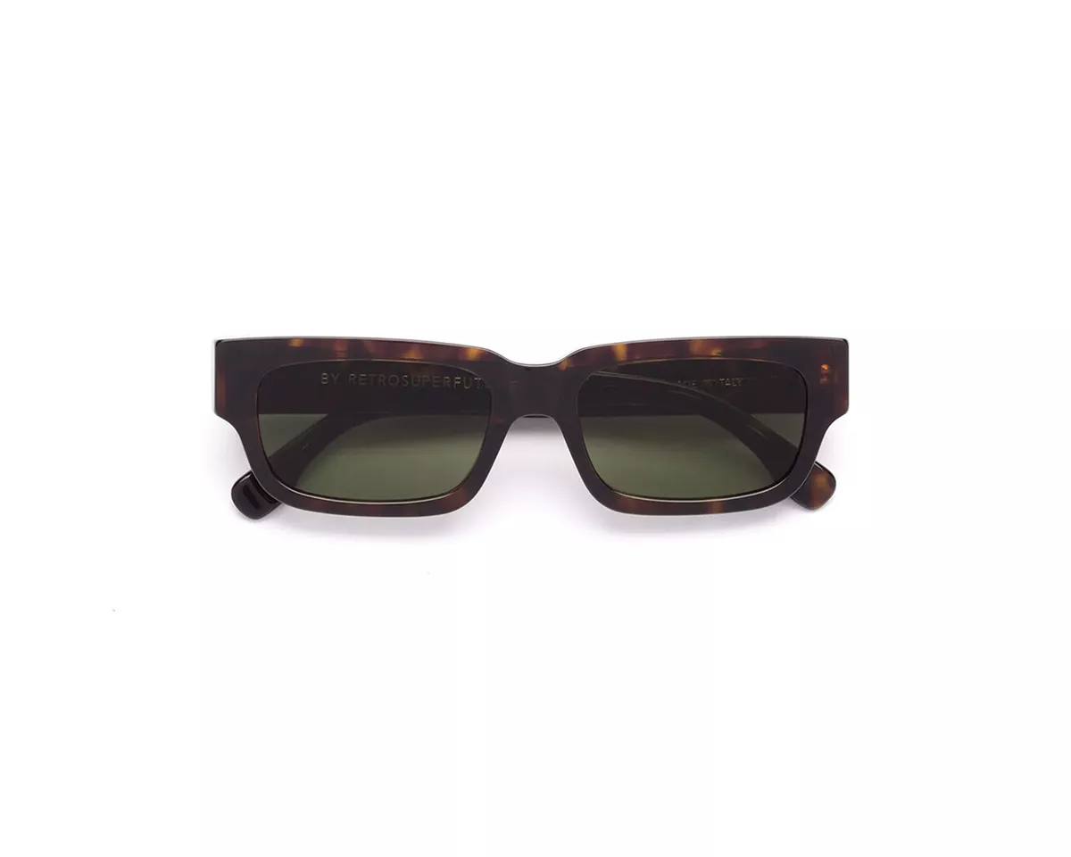 Retrosuperfuture Sunglasses LRV Roma 3627 Green Havana green Man