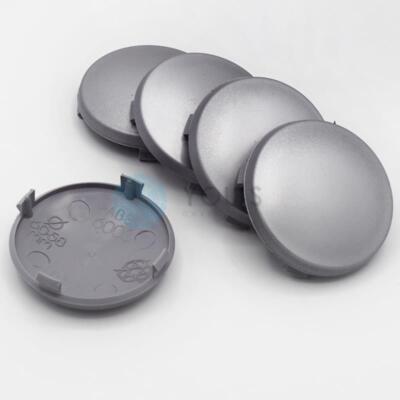 8 x YOU.S Nabenkappen Nabendeckel Felgendeckel 59,5-56,5 mm - silber