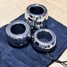 Magnetic Ball Stretcher Peni Rings Weight Heavy Duty Stainless Steel Metal