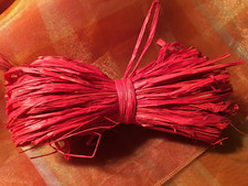 Bastelbedarf BAST ROT Floristik Gartenarbeit florales Gestalten Geschenke packen