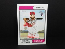 2023 Heritage #ROA-MS Michael Stefanic, Angels (RC) - Real One Red Auto (17/74)