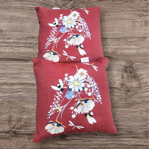 Hampton Bay Floral Throw Pillows Set of 2 Decorative Accent Pillows - Picture 3 of 8