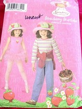 UNCUTSIMPLICITY  4776 GIRL SZ 3-8 STRAWBERRY SHORTCAKE WARDROBE SEWING PATTERN
