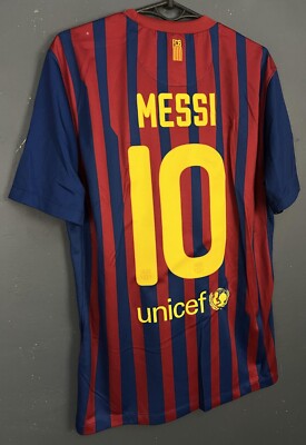 MENS FC BARCELONA 2011/2012 LIONEL MESSI #10 FOOTBALL SOCCER SHIRT
