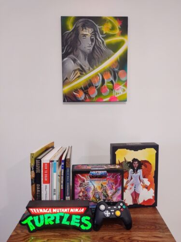 (UV GLOWING) Wonder Woman - Painting, Stretched Canvas - Picture 7 of 11