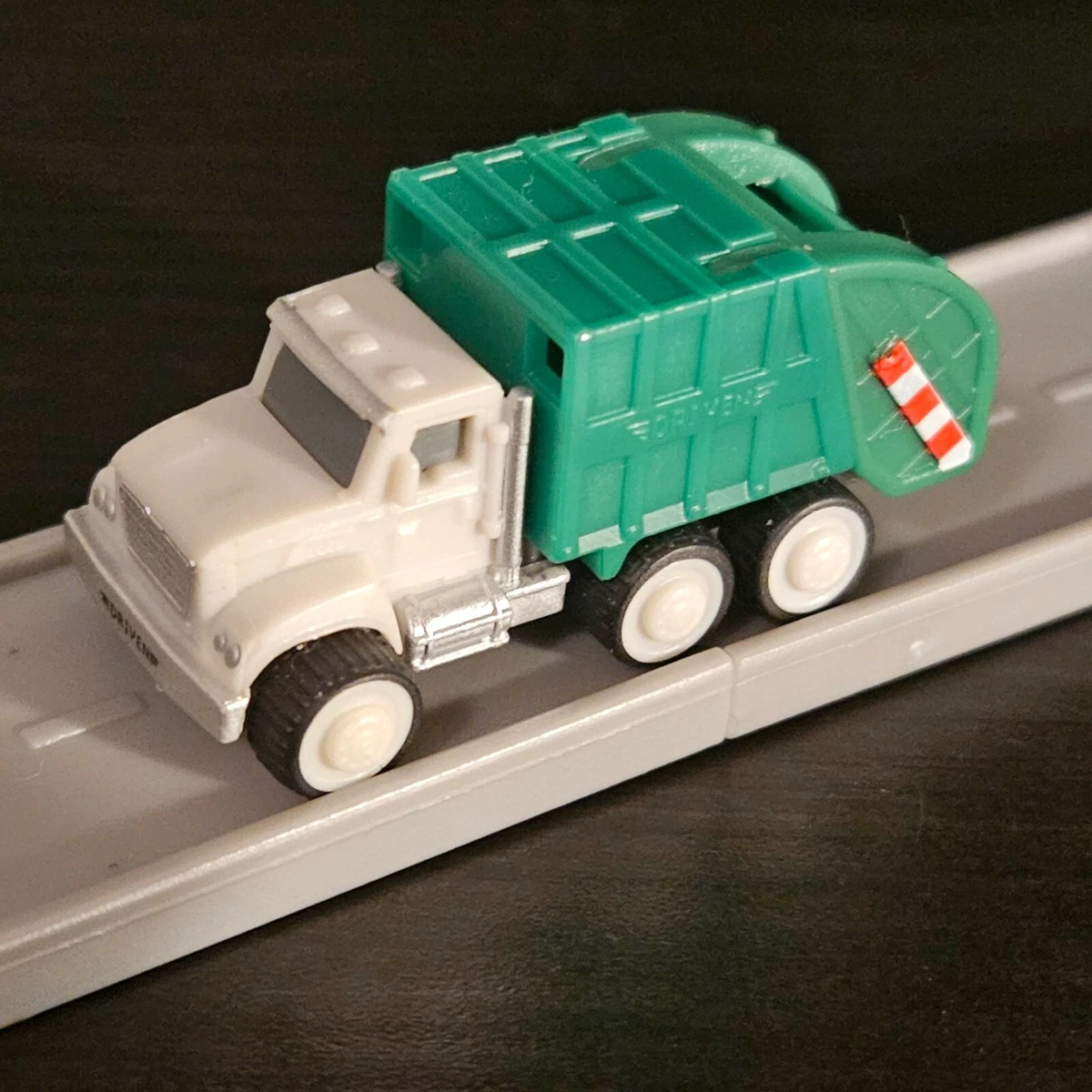 Green Garbage Truck DRIVEN BATTAT Pocket Micro Mini Toy Car BY