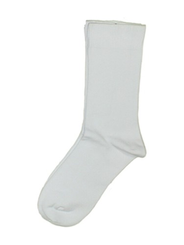 Seamless Cotton Mid Calf Socks, No Elastic, 2-8, 6-11, 11-14, 12 Colours, 1 Pair - Picture 13 of 13