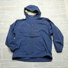 VINTAGE Columbia Jacket Womens Small Snap Neck Pullover Windbreaker Anorak
