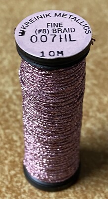 Kreinik #8 Fine Braid Metallic Choose Your Colors 10m  NEW