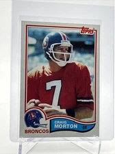 1982 Topps Craig Morton Football Card #81 NM-MT FREE SHIPPING