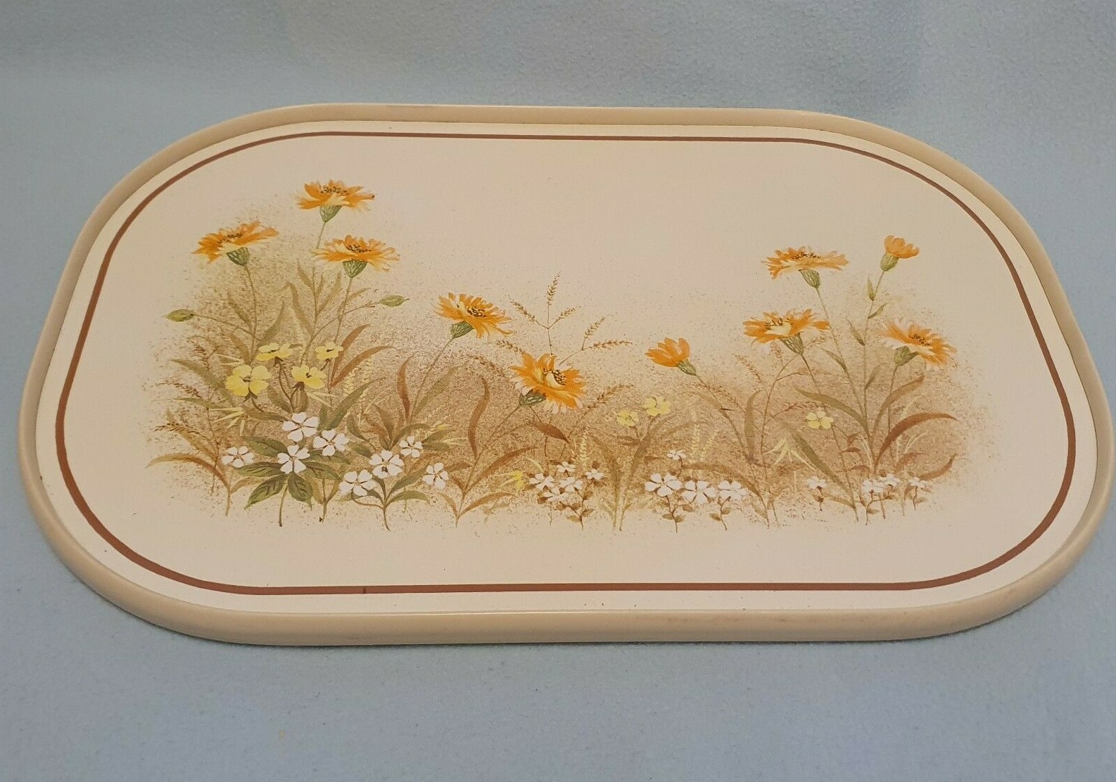 Vintage Marks & Spencer M&S Field Flowers Pattern Large Serving Tray 21