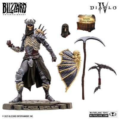 McFarlane Diablo IV RARE CORPSE EXPLOSION  Necromancer posed figure