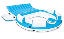 Intex Splash footN Chill Inflatable Lake Island Float 145inch x 125inch x 20inch