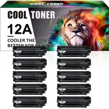 Toner Compatible with HP Q2612A 12A LaserJet 1012 1010 1018 1020 3030 3020 Lot