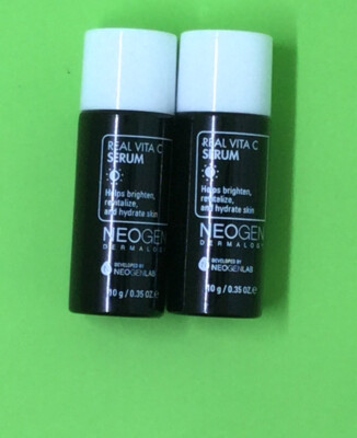 2) Neogen Dermalogy Real Vita C Serum .35oz Travel Sz Ipsy IP9