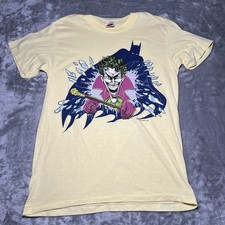 The Joker Shirt Size Large Batman Rare USA Made 1989 Official