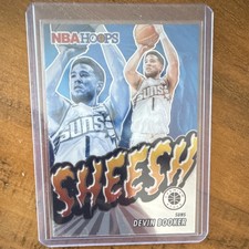 2023-24 Panini NBA Hoops Premium Stock Sheesh Devin Booker #7 Phoenix Suns NBA