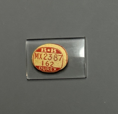 Vtg B & B Durex Watchmaker Rectangle Thick Watch Crystal #MX2387 #162 U.S.A. NOS