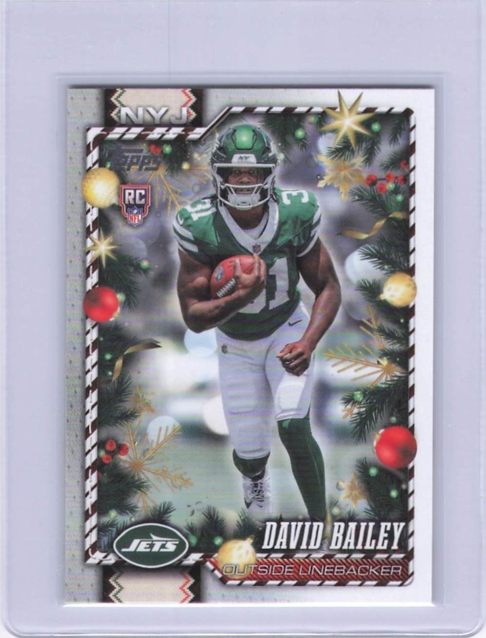 2026 Topps Holiday #193 David Bailey Back SP
