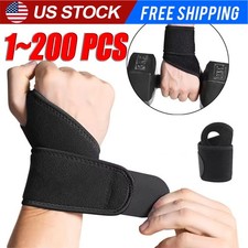 Wrist Brace Sports Band Wrap Adjustable Support Gym Strap Carpal Tunnel Bandage