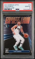 2023 PANINI DONRUSS OPTIC EXPRESS LANE #13 LUKA DONCIC PSA 10