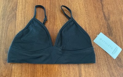 NWT Athleta Black Aurora Triangle Bra A-C Medium