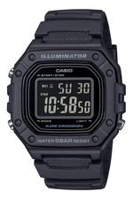 CASIO W 218H 1BJF Casio Collection Men s Wristwatch Black