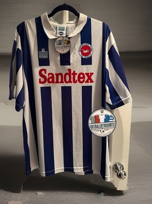 Brighton & Hove Albion 1994-97 Home Shirt - XL - Retro Score Draw - 3 Mayo